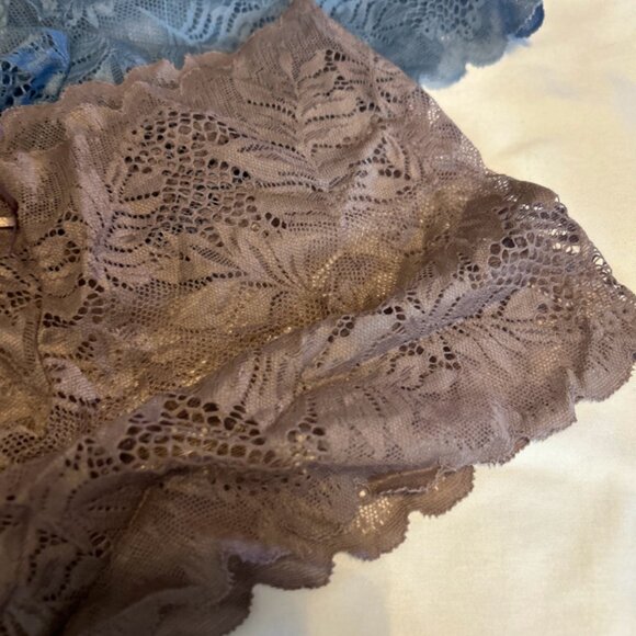 Morvia Lace see through ladies panties size Large L Women’s Underwear Light - Picture 7 of 9